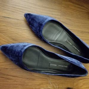 Theysken's Theory Velvet Point Toe Flats